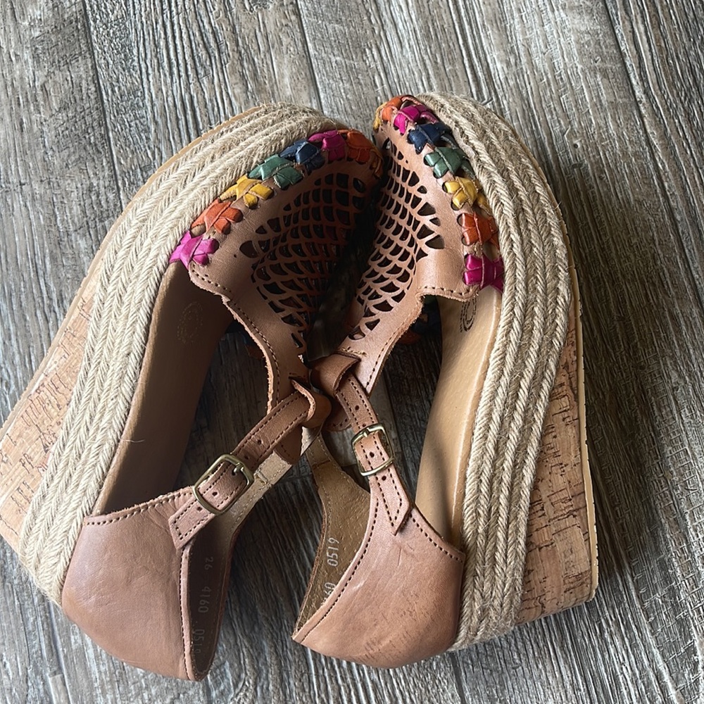 Mexican platform Huaraches, Size 26 - Picture 8 of 15